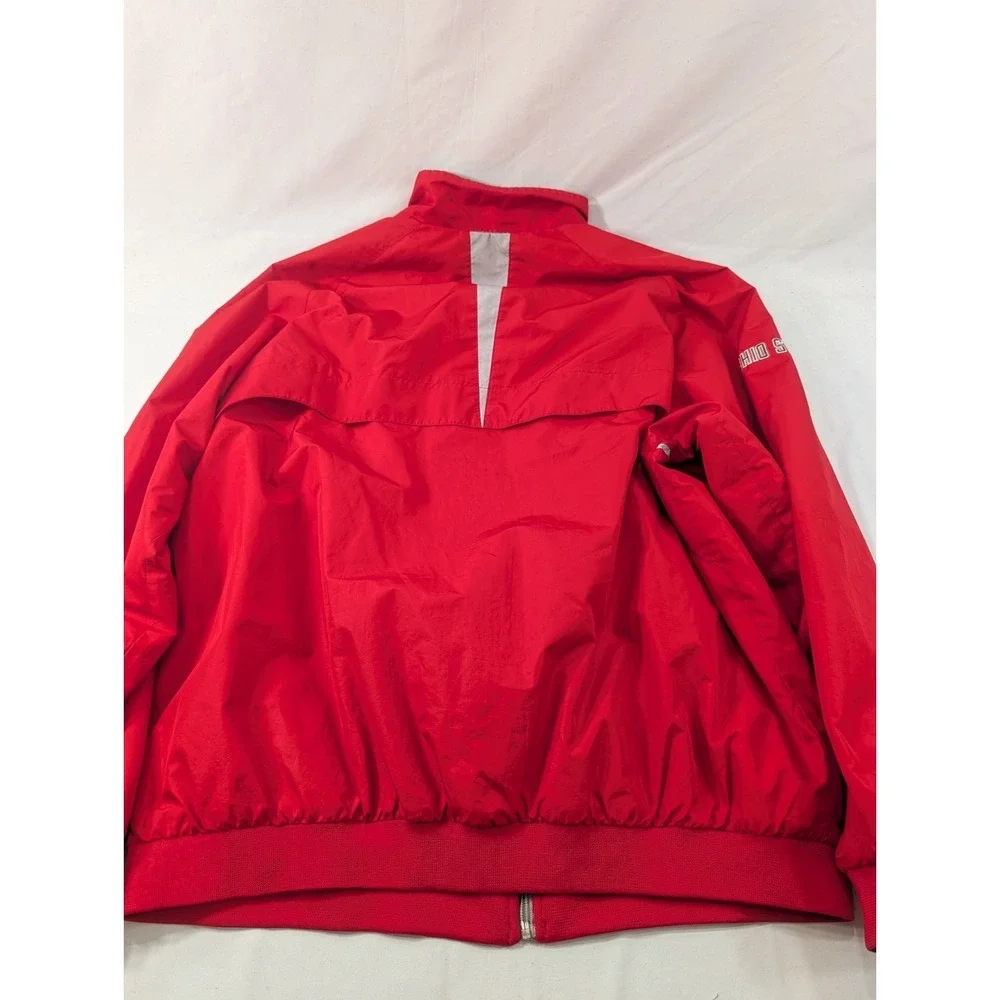 Vintage 90s Ohio State Nike Team Windbreaker Jacket Vented XL Football College